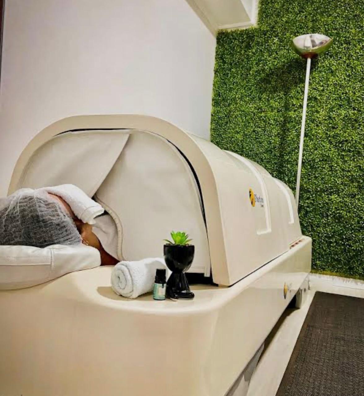 Massagem Relaxante com Photon Dome